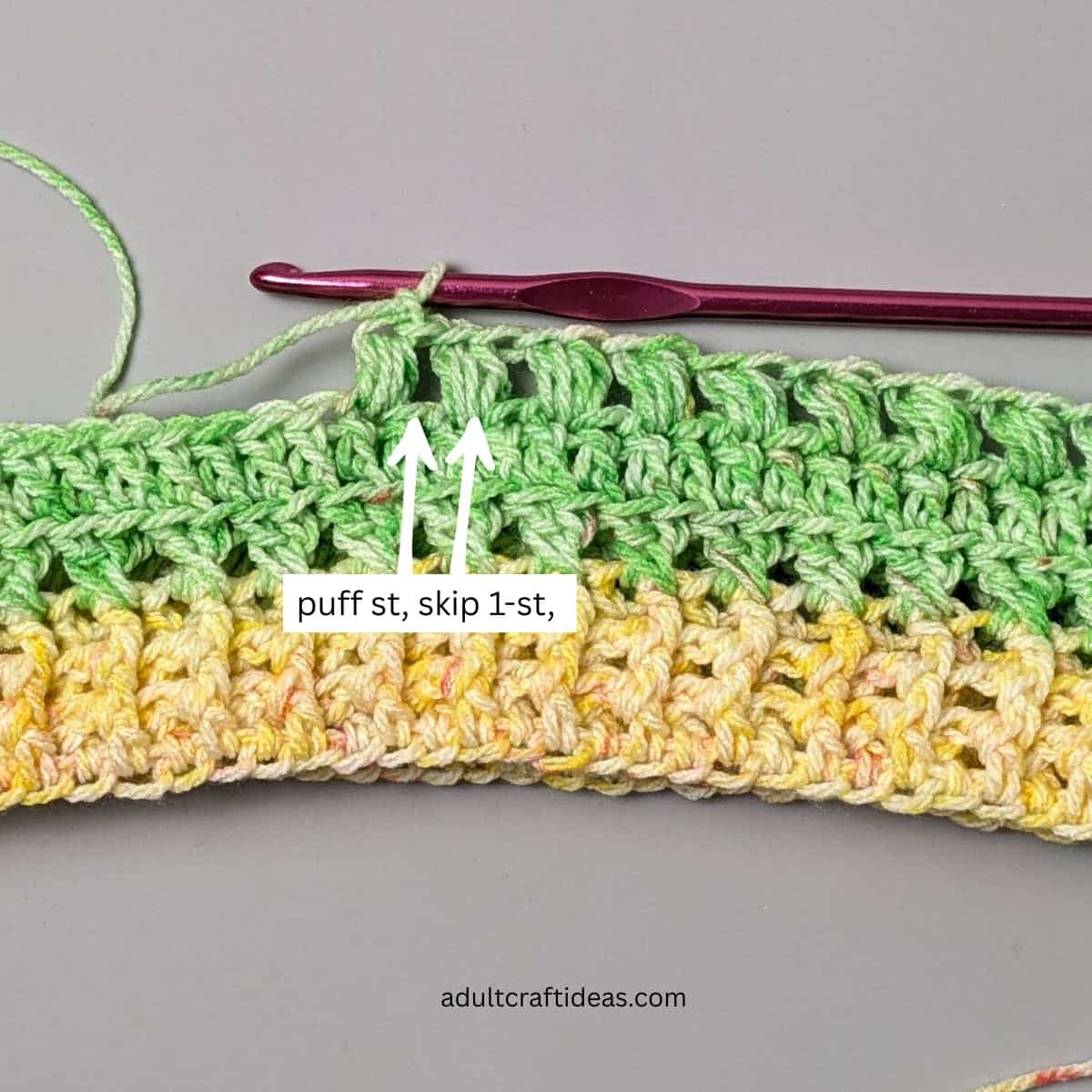 Image showing crochet puff stitches.